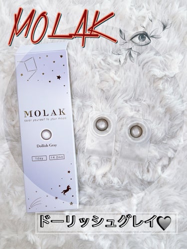 MOLAK 1day ドーリッシュグレー/MOLAK/ワンデー（１DAY）カラコンを使ったクチコミ（1枚目）