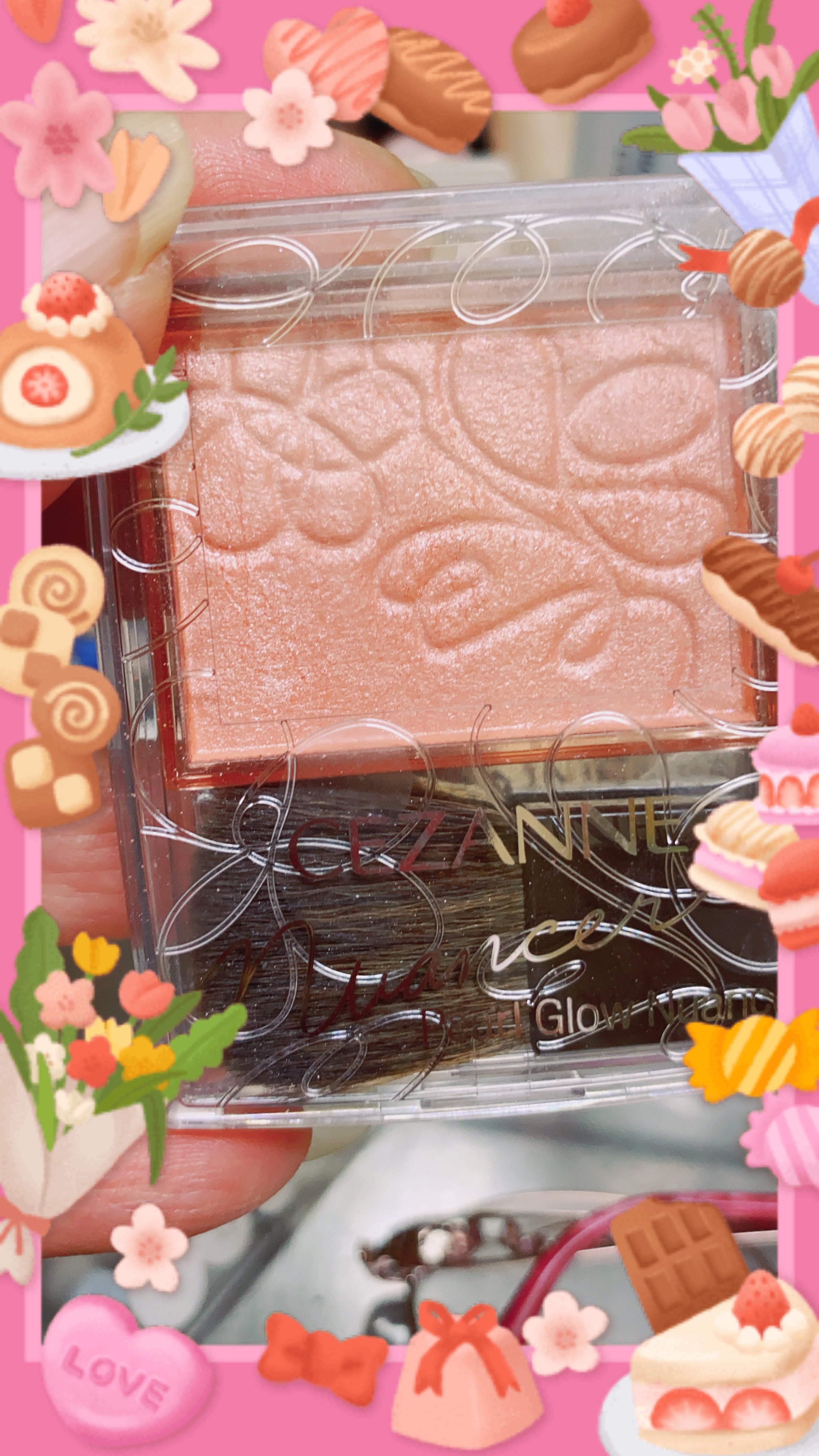 フェイスグロウカラー/CEZANNE/クリームハイライトを使ったクチコミ（1枚目）