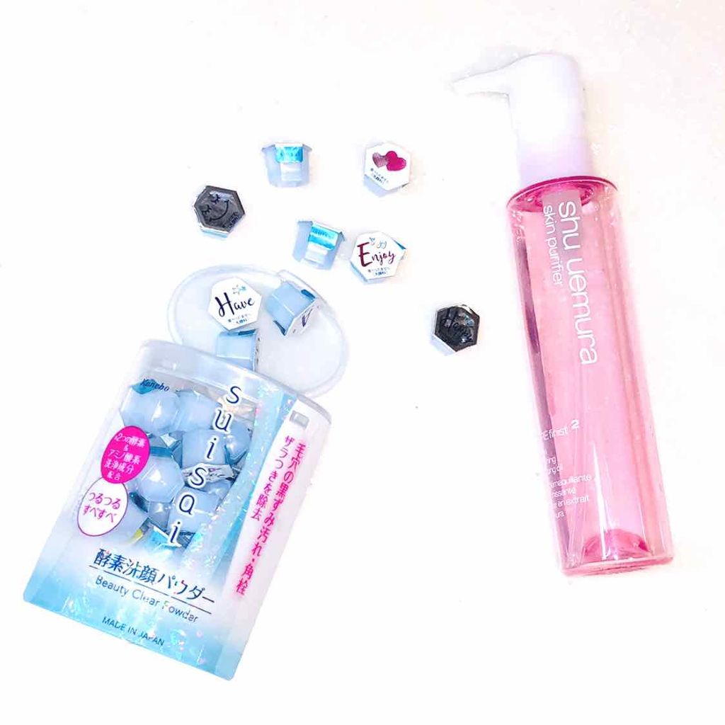 スイサイ ビューティクリア パウダーウォッシュ/suisai/洗顔パウダーを使ったクチコミ（2枚目）