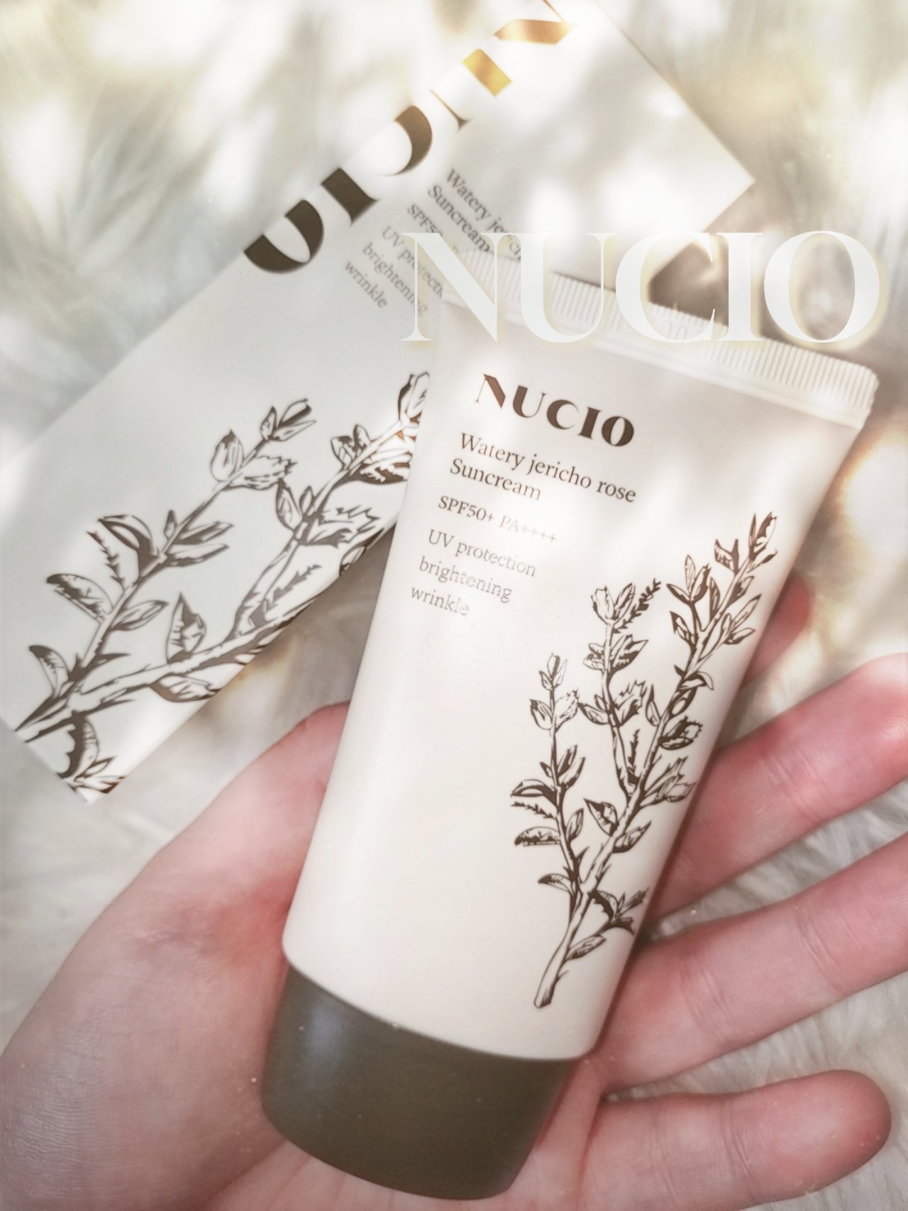 ウォータリー復活草日焼け止め/NUCIO/日焼け止めクリームを使ったクチコミ（1枚目）