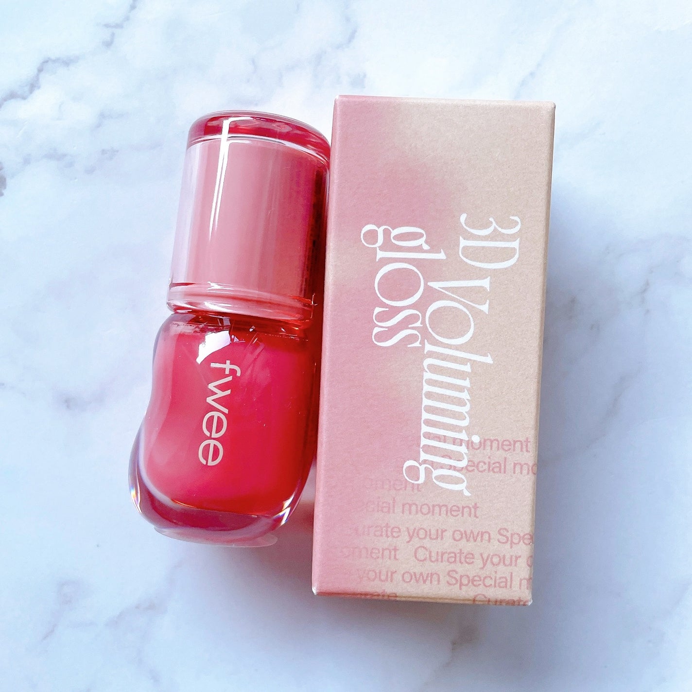 フィー 3Dボリューミンググロス/fwee/リップグロスを使ったクチコミ(2枚目)