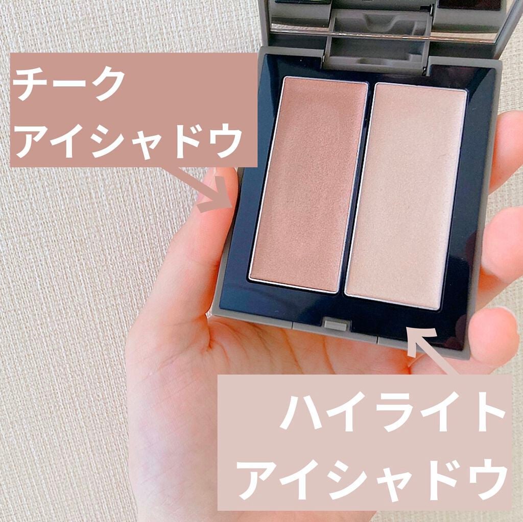 THREE シマリング グロー デュオ/THREE/クリームハイライトを使ったクチコミ(3枚目)