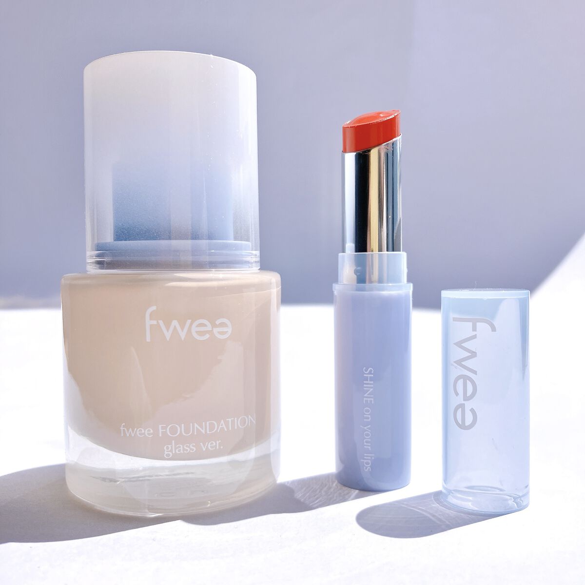 フィーシャインバームガラス 02 ラブプール/fwee/口紅を使ったクチコミ（1枚目）