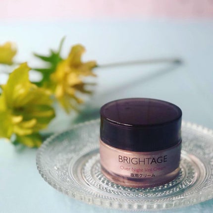 オーバーナイト ヴェールクリーム/BRIGHTAGE/フェイスクリームを使ったクチコミ(2枚目)