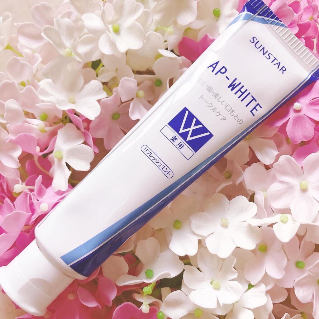 薬用APホワイトNA(リフレッシュミント)/サンスター/歯磨き粉を使ったクチコミ(1枚目)