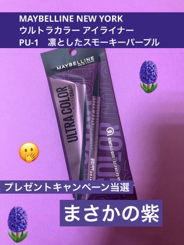 ウルトラカラー アイライナー/MAYBELLINE NEW YORK/リキッドアイライナーを使ったクチコミ（1枚目）