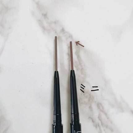 スリムスケッチアイブロウペンシル/U R GLAM/アイブロウペンシルを使ったクチコミ(4枚目)