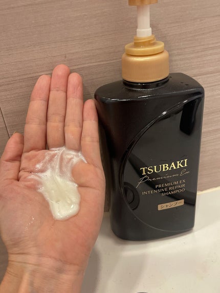 プレミアムEX インテンシブリペア <シャンプー>/コンディショナー<ヘアトリートメント> /TSUBAKI/市販シャンプーを使ったクチコミ(2枚目)