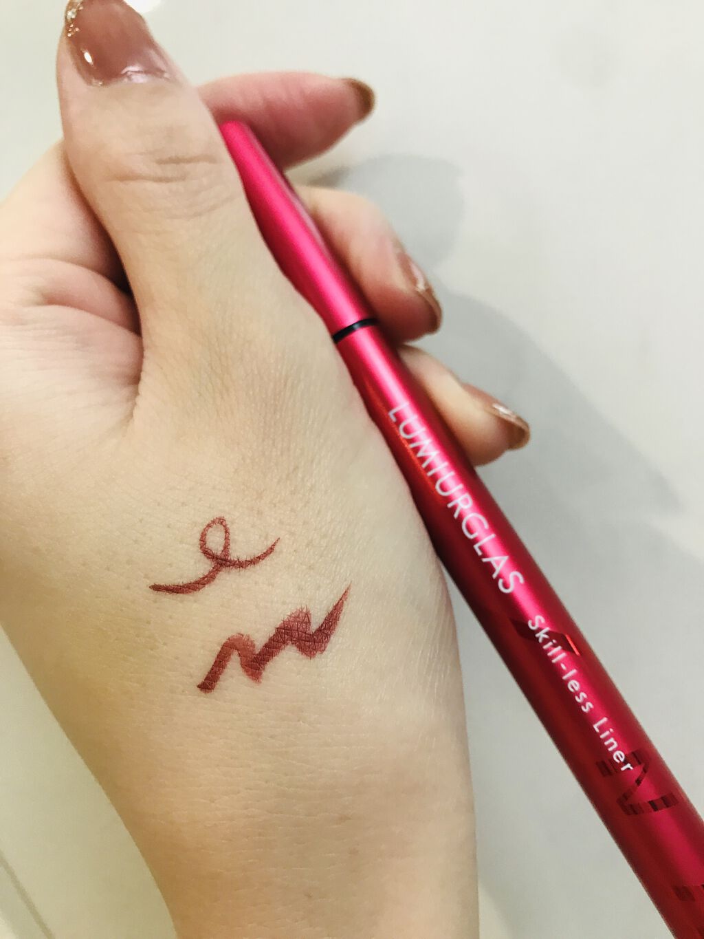 スキルレスライナー/LUMIURGLAS/リキッドアイライナーを使ったクチコミ（3枚目）