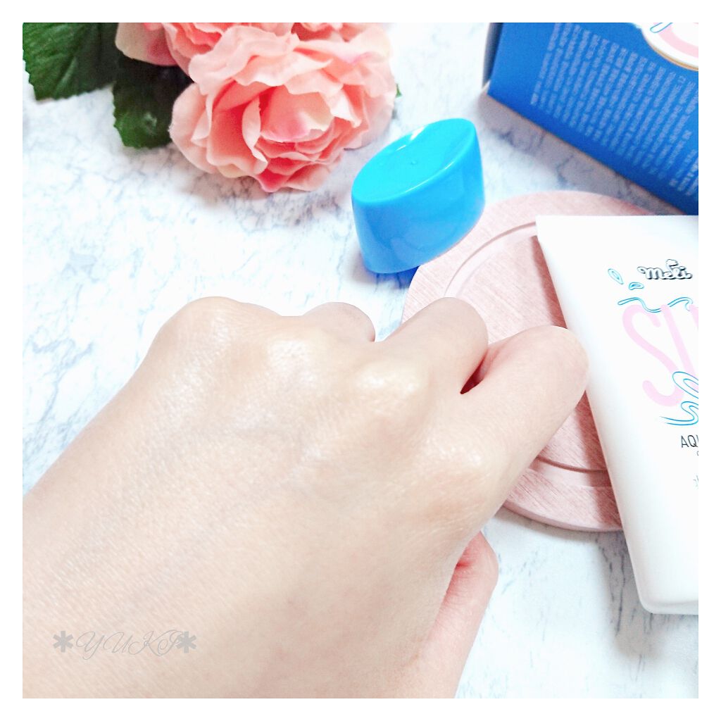 メロメリ アクア バリアサン/meloMELI/日焼け止めクリームを使ったクチコミ(4枚目)