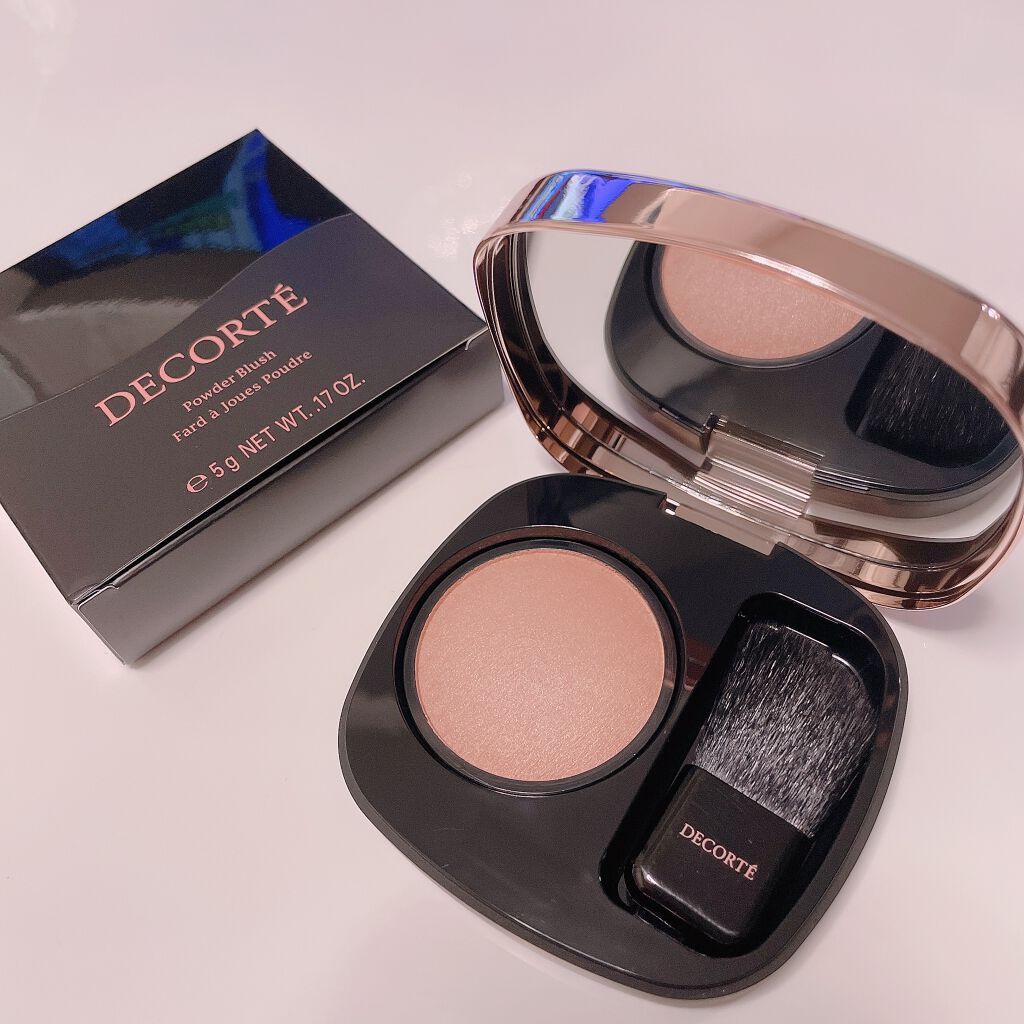 パウダー ブラッシュ OR201/DECORTÉ/パウダーチークを使ったクチコミ（2枚目）