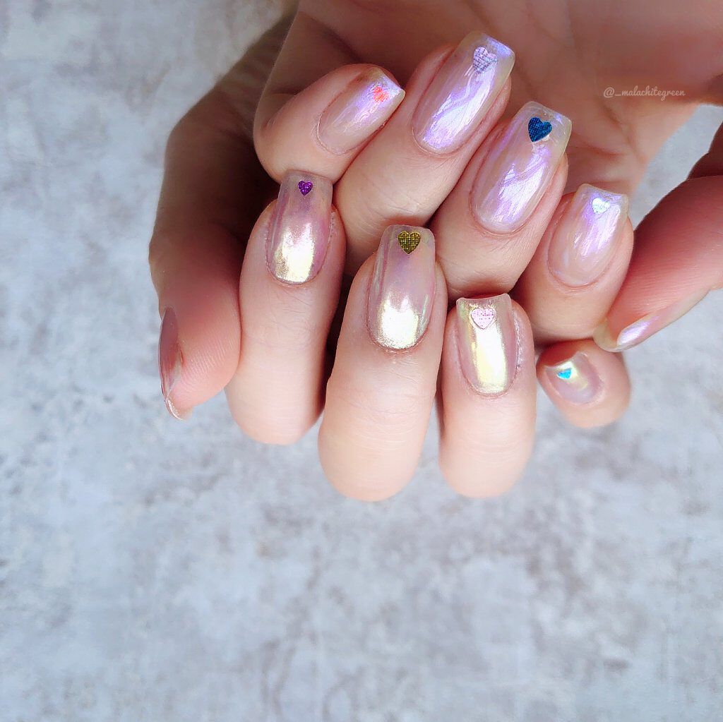 オーロラグラスパウダー/ビューティーワールド/ネイル用品を使ったクチコミ（1枚目）