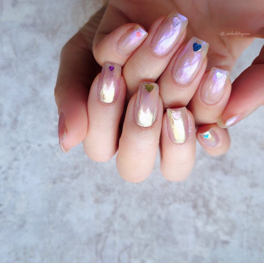 オーロラグラスパウダー/ビューティーワールド/ネイル用品を使ったクチコミ(1枚目)