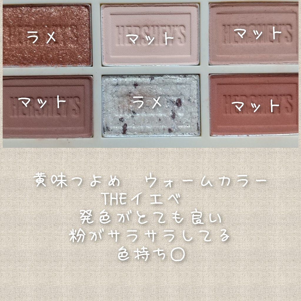 ハーシー プレイカラーアイズミニ/ETUDE/アイシャドウパレットを使ったクチコミ(2枚目)