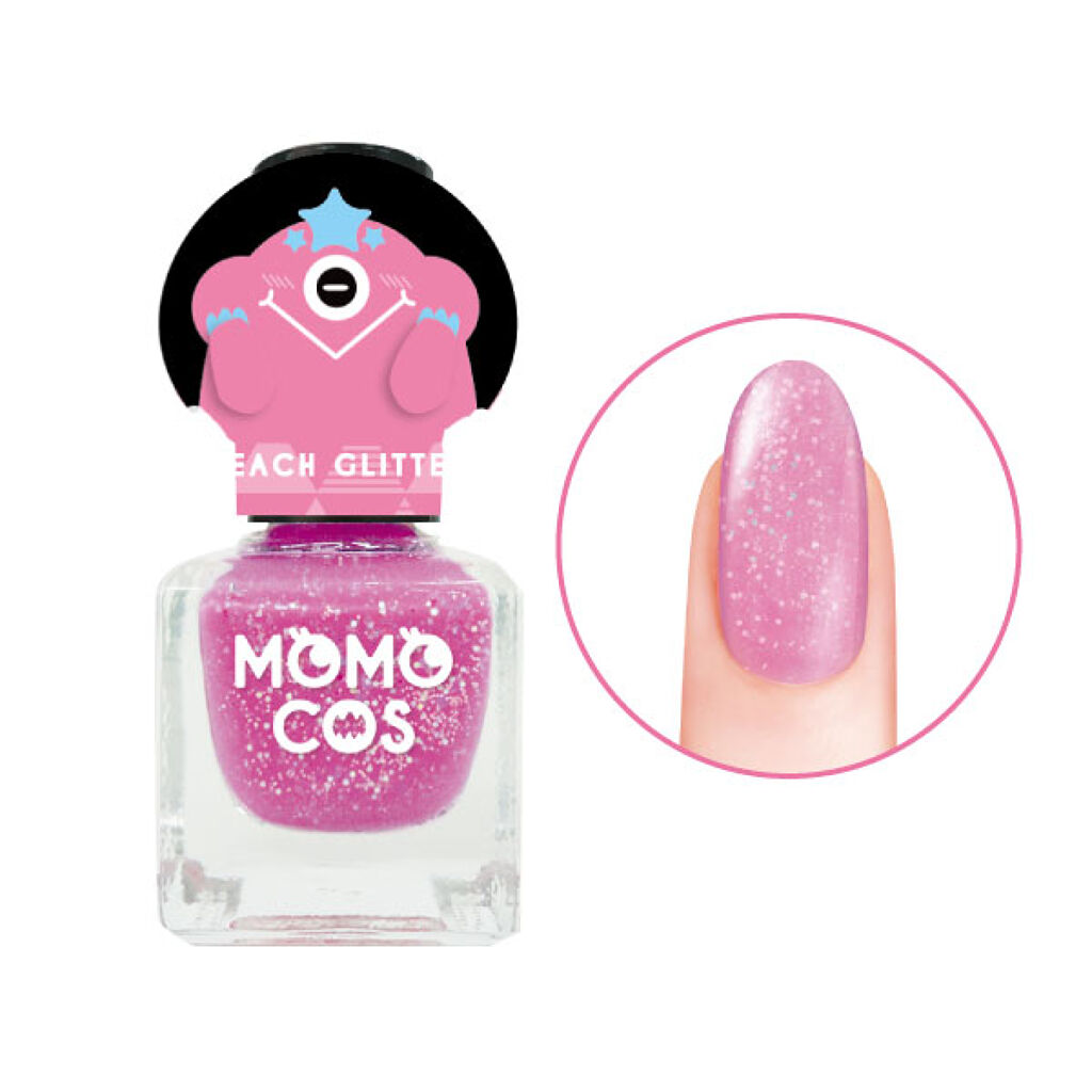 BWモモコス はがせるマニキュア ピーチラメ