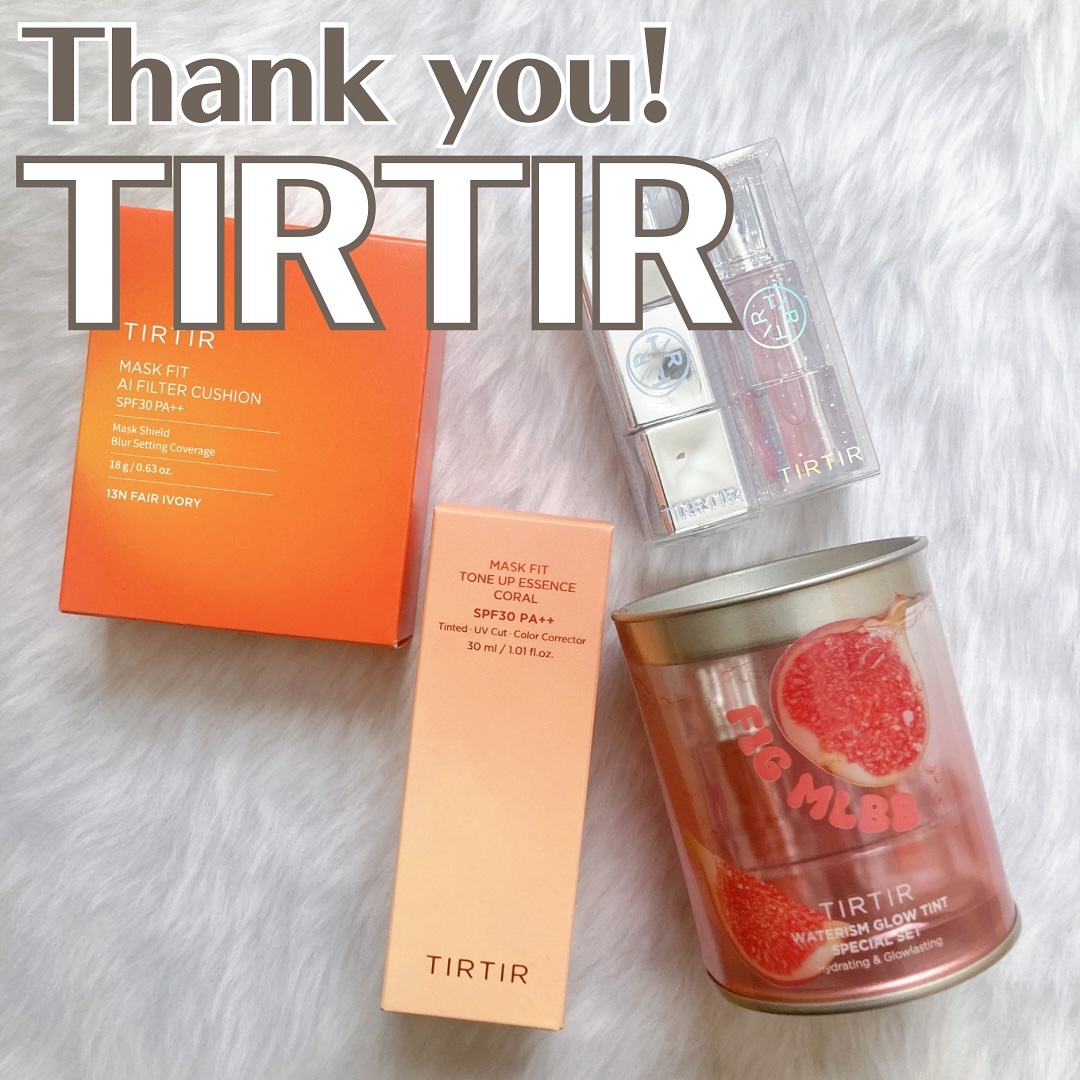 WATERISM GLOW TINT MINI SPECIAL SET PLUM MLBB/TIRTIR(ティルティル)/メイクアップキットを使ったクチコミ（1枚目）