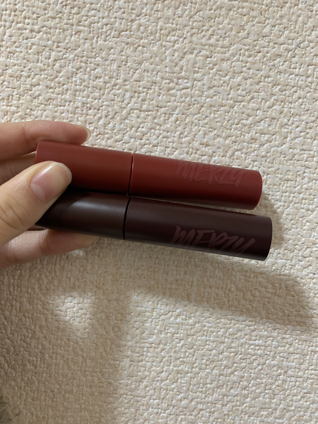 バイト ザ ビート メロウ ティント/MERZY/リップティントを使ったクチコミ（2枚目）