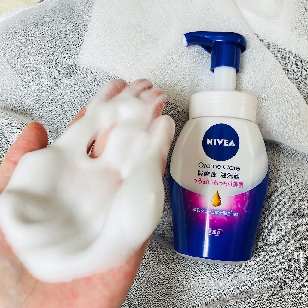 ニベア クリアビューティー弱酸性泡洗顔 もっちり美肌/ニベア/泡洗顔を使ったクチコミ(3枚目)