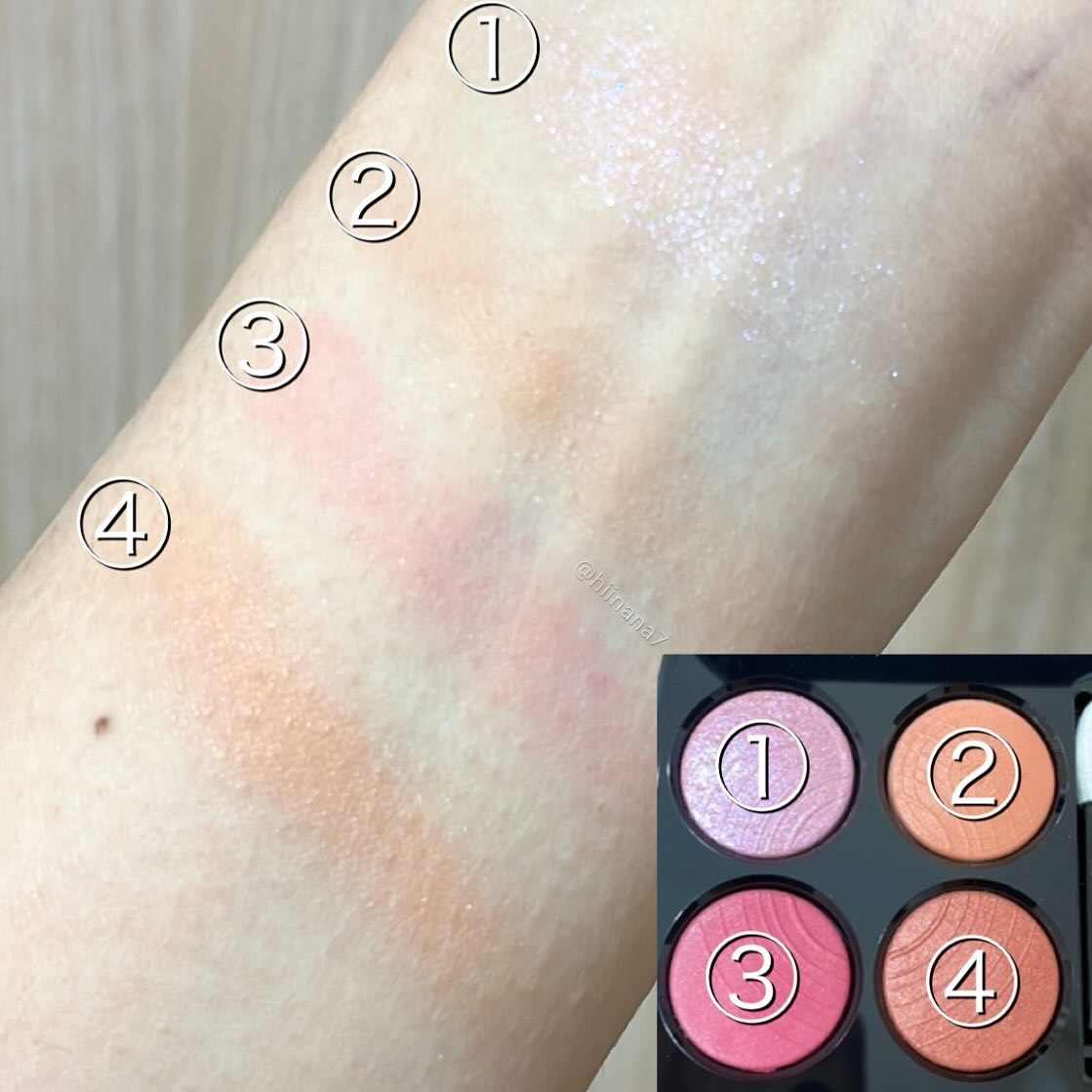 レ キャトル オンブル/CHANEL/アイシャドウパレットを使ったクチコミ（2枚目）