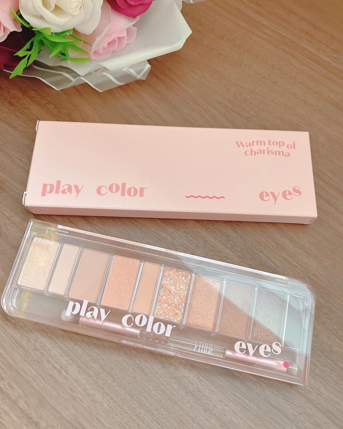 プレイカラー アイシャドウ/ETUDE/アイシャドウパレットを使ったクチコミ（3枚目）