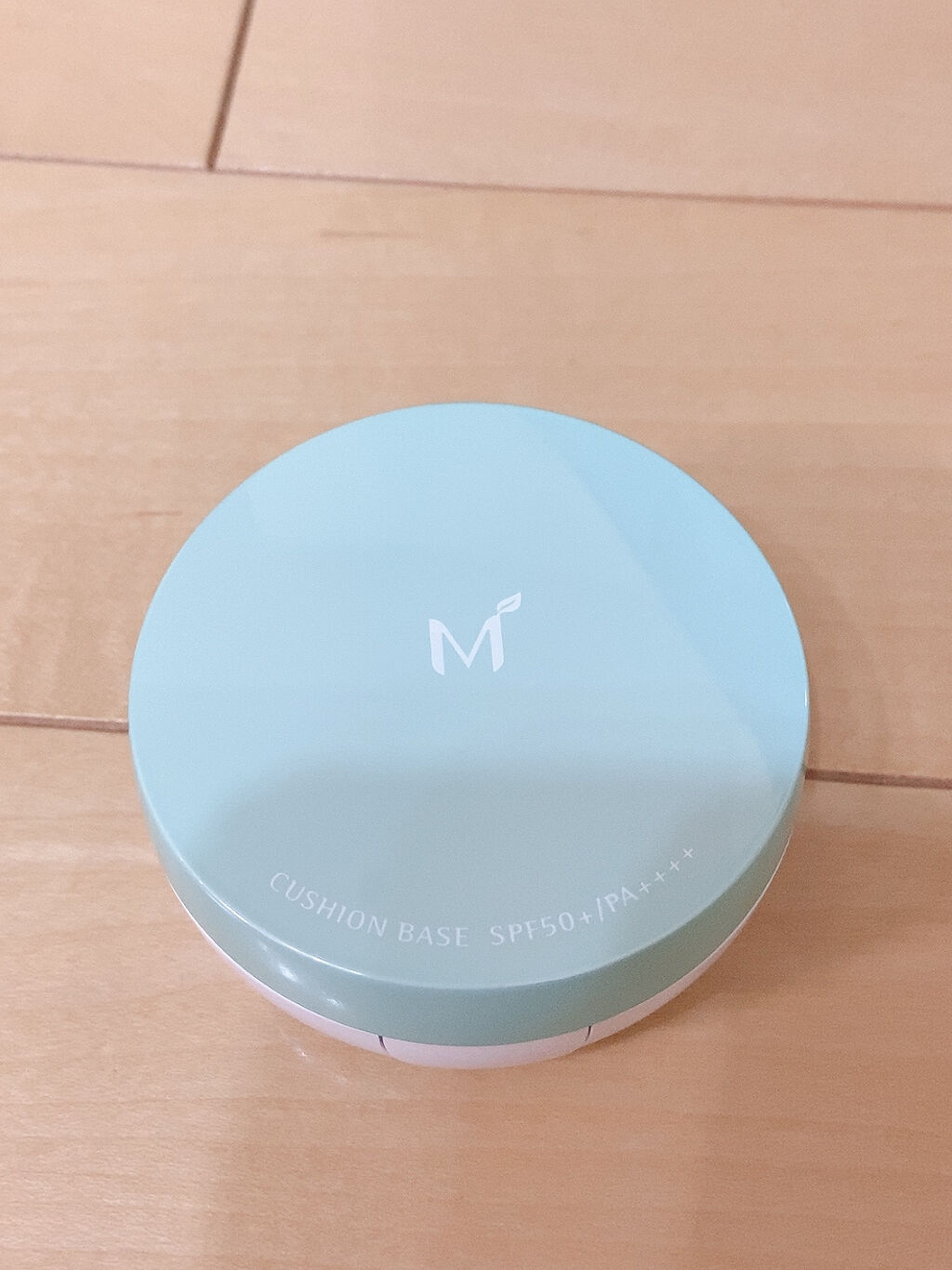 M クッションベース(ミント)/MISSHA/化粧下地を使ったクチコミ（2枚目）