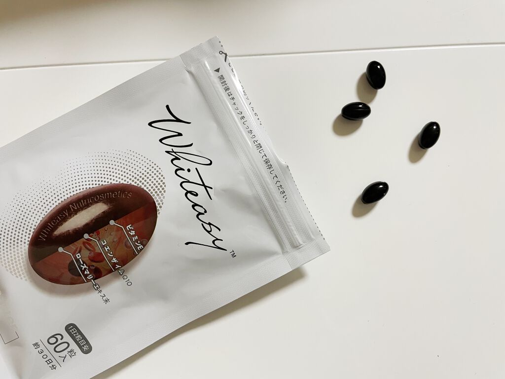 Whiteasy L-シスチン・ビタミンE含有加工食品/Whiteasy/美容サプリメントを使ったクチコミ（3枚目）