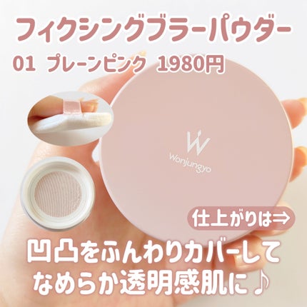 ウォンジョンヨ フィクシングブラーパウダー N/Wonjungyo/ルースパウダーを使ったクチコミ(4枚目)