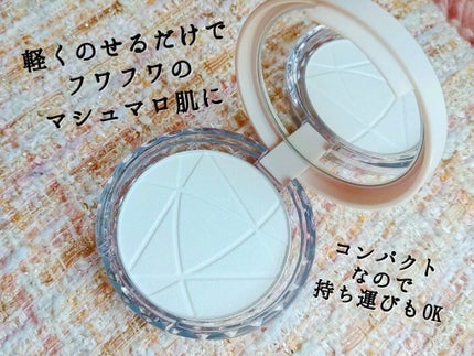 毛穴レスパウダー/CEZANNE/プレストパウダーを使ったクチコミ(2枚目)