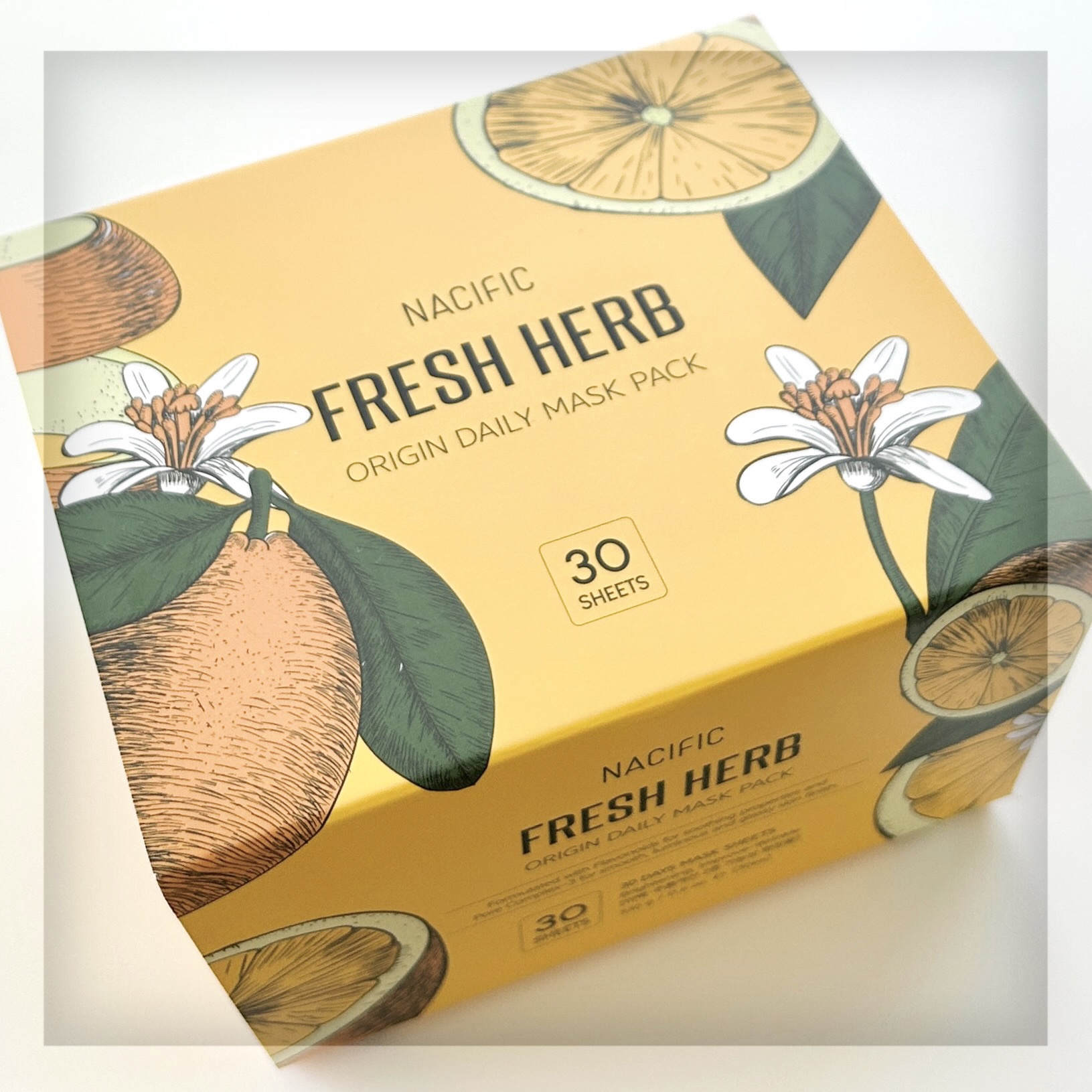 フレッシュハーブオリジンデイリーマスクパック/NACIFIC/シートマスク・パックを使ったクチコミ（2枚目）