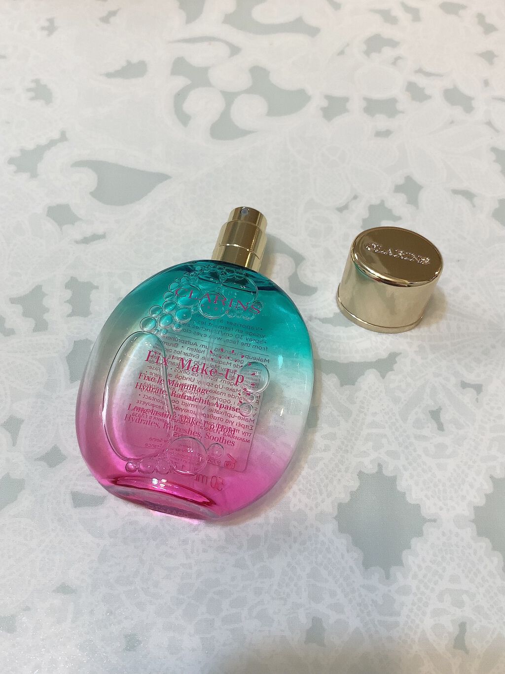 フィックス メイクアップ/CLARINS/ミスト状化粧水を使ったクチコミ(2枚目)