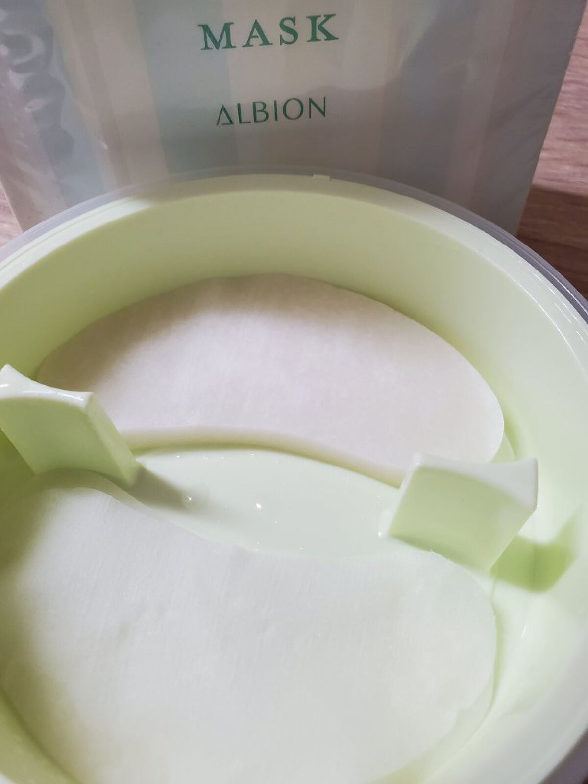  リンクル＆ホワイト マスク 本体　60ml/ALBION/シートマスク・パックを使ったクチコミ（1枚目）