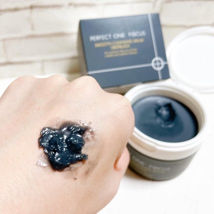 パーフェクトワンフォーカス スムースクレンジングバーム ディープブラック/PERFECT ONE FOCUS/クレンジングバームを使ったクチコミ(3枚目)