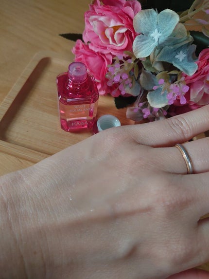 ローズスクワラン/HABA/フェイスオイルを使ったクチコミ(4枚目)