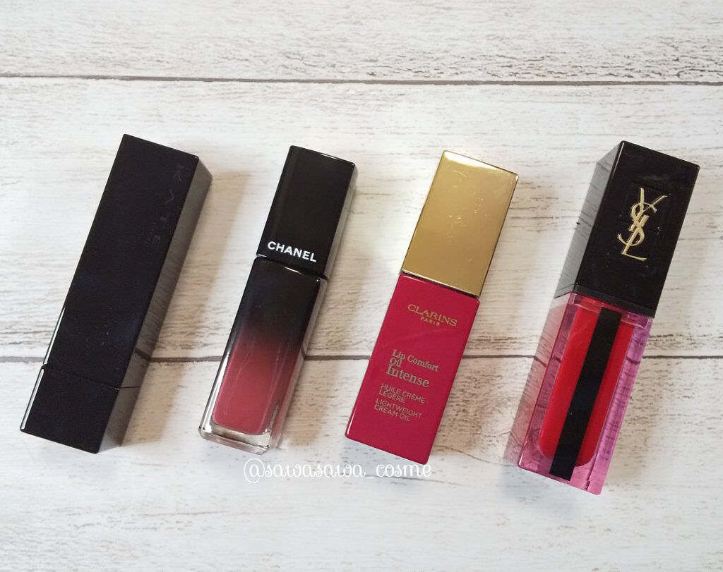 ルージュ ピュールクチュール ヴェルニ ウォーターステイン/YVES SAINT LAURENT BEAUTE/口紅を使ったクチコミ(5枚目)