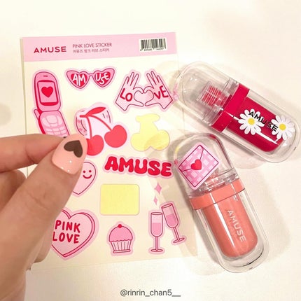 ジェルフィットティント/AMUSE/リップティントを使ったクチコミ(5枚目)