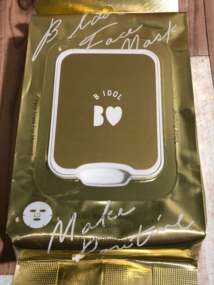ルーティンマスク(メイクルーティン)/b idol/シートマスク・パックを使ったクチコミ(1枚目)