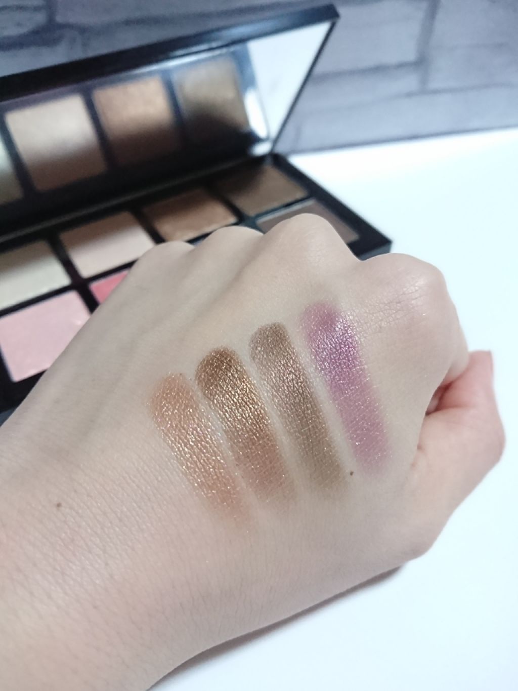 シャイン イージーグラムシャドウ パレット/PONY EFFECT/アイシャドウパレットを使ったクチコミ(4枚目)