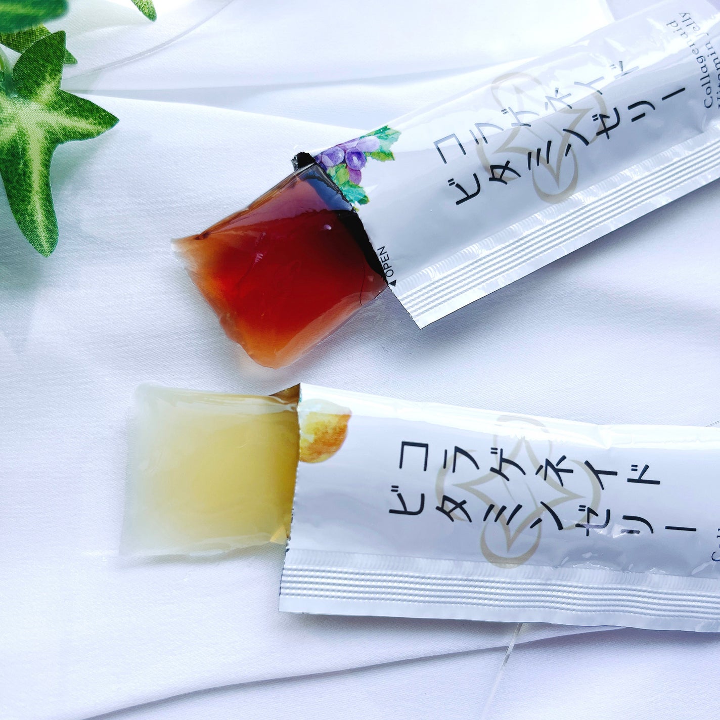 コラゲネイド ビタミンゼリー グレープ味/新田ゼラチンダイレクト/ゼリー飲料を使ったクチコミ(4枚目)