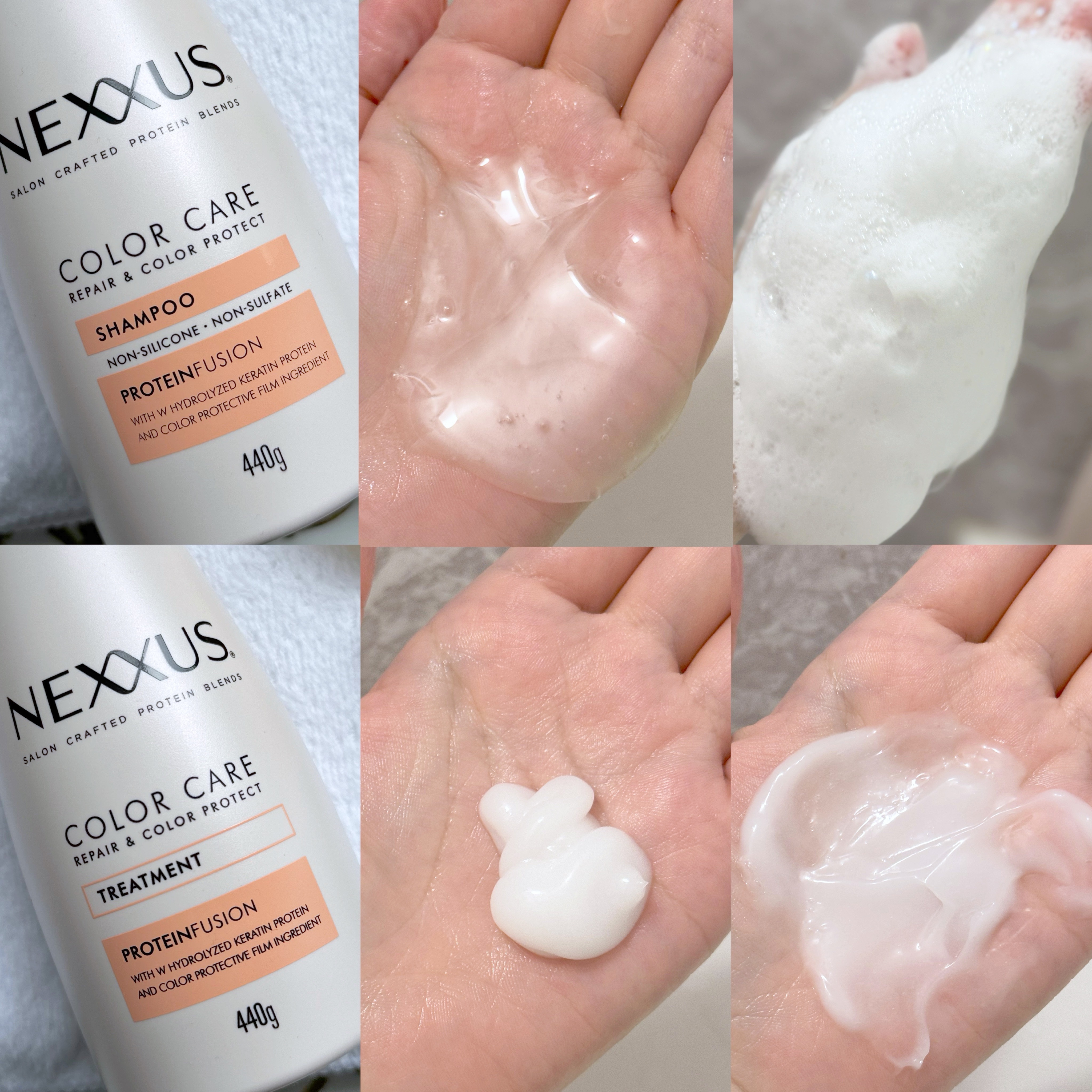 ネクサス リペア＆カラープロテクト シャンプー／トリートメント/NEXXUS(ネクサス)/市販シャンプーを使ったクチコミ（2枚目）