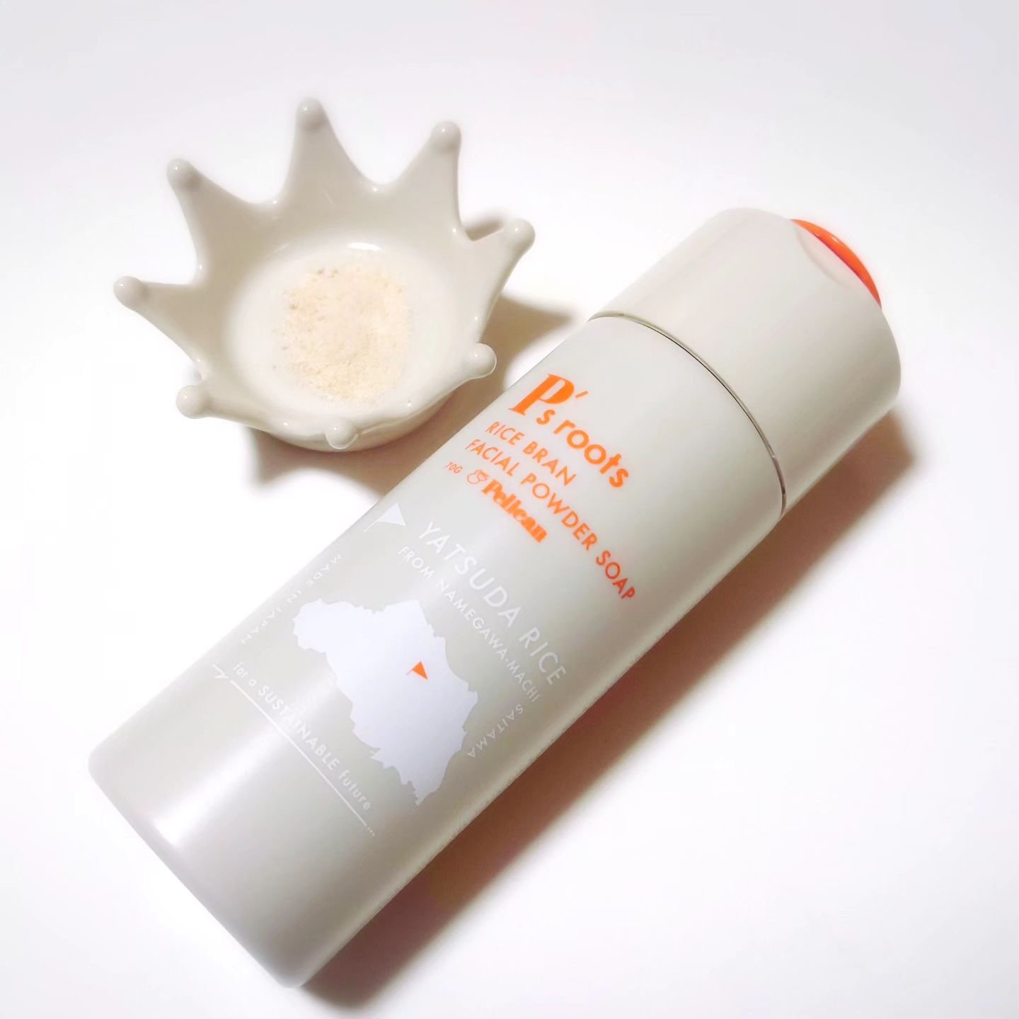 P's roots 米ぬか酵素洗顔パウダー/ペリカン石鹸/洗顔パウダーを使ったクチコミ（2枚目）