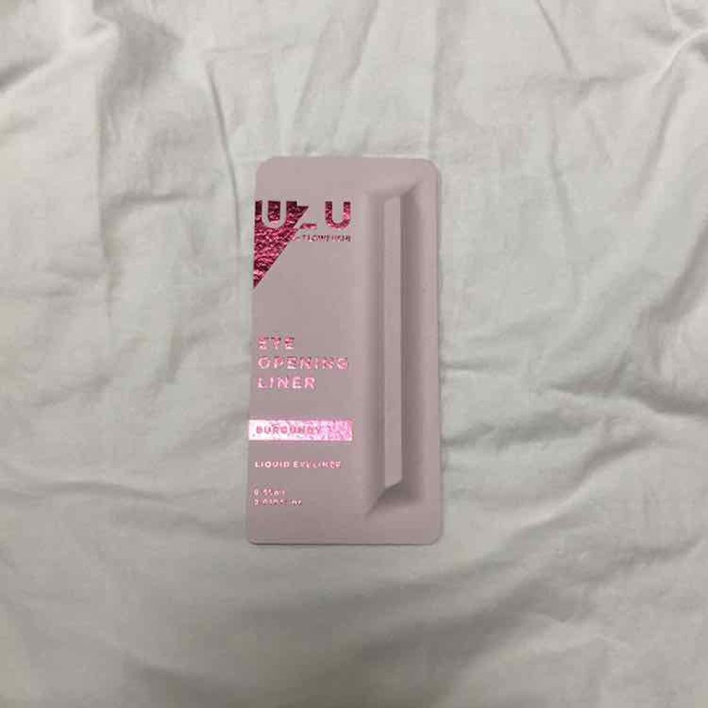 EYE OPENING LINER/UZU BY FLOWFUSHI/リキッドアイライナーを使ったクチコミ(1枚目)