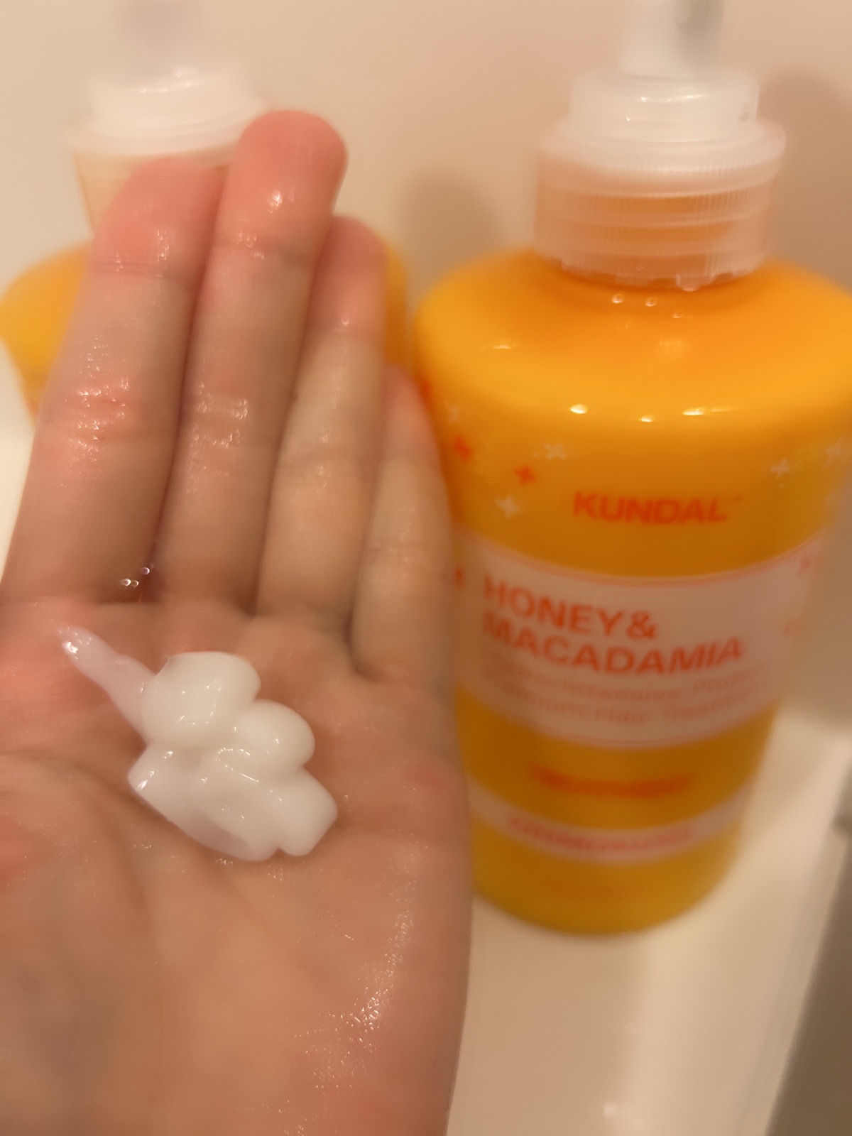 H＆Mシャンプートリートメントセット（キンモクセイの香り）/KUNDAL/市販シャンプーを使ったクチコミ（3枚目）