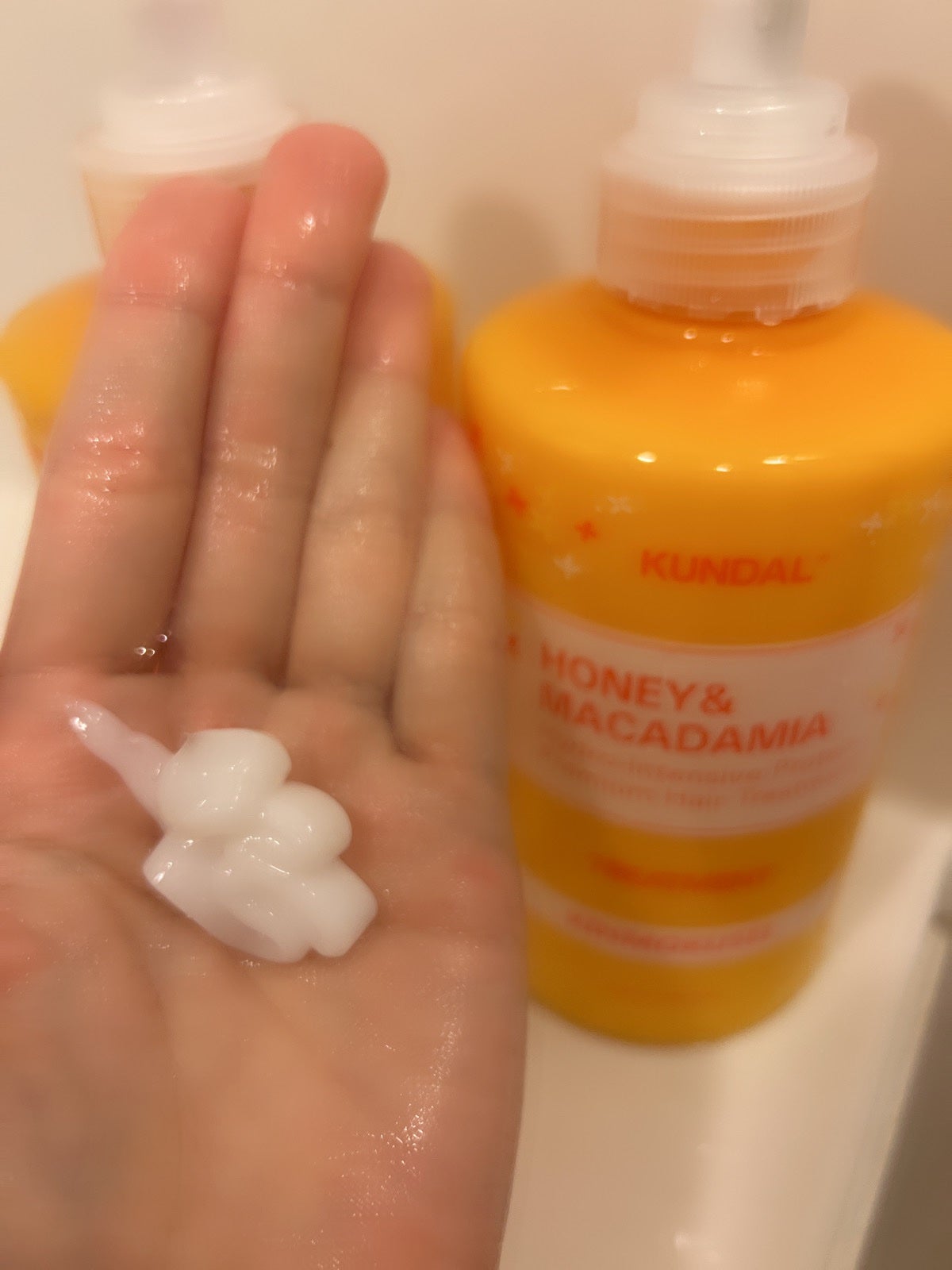 H&Mシャンプートリートメントセット(キンモクセイの香り)/KUNDAL/市販シャンプーを使ったクチコミ(3枚目)