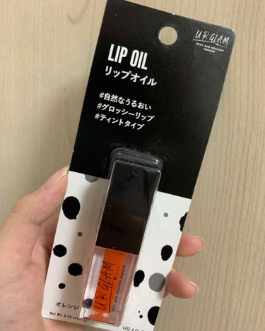 UR GLAM　LIP OIL オレンジ/U R GLAM/リップグロスを使ったクチコミ（1枚目）