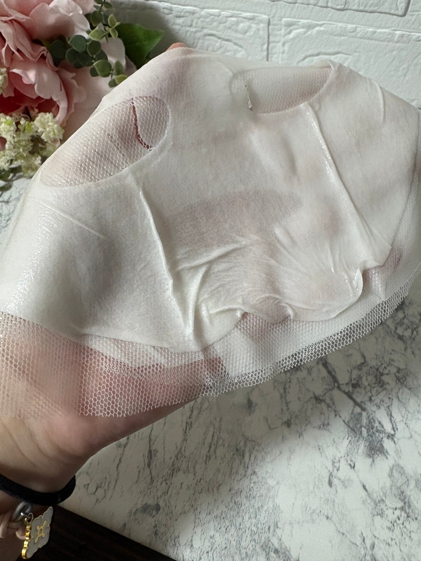 雪蓮(スノーロータス)スノーホワイトマスク/DR PLANT/シートマスク・パックを使ったクチコミ(3枚目)