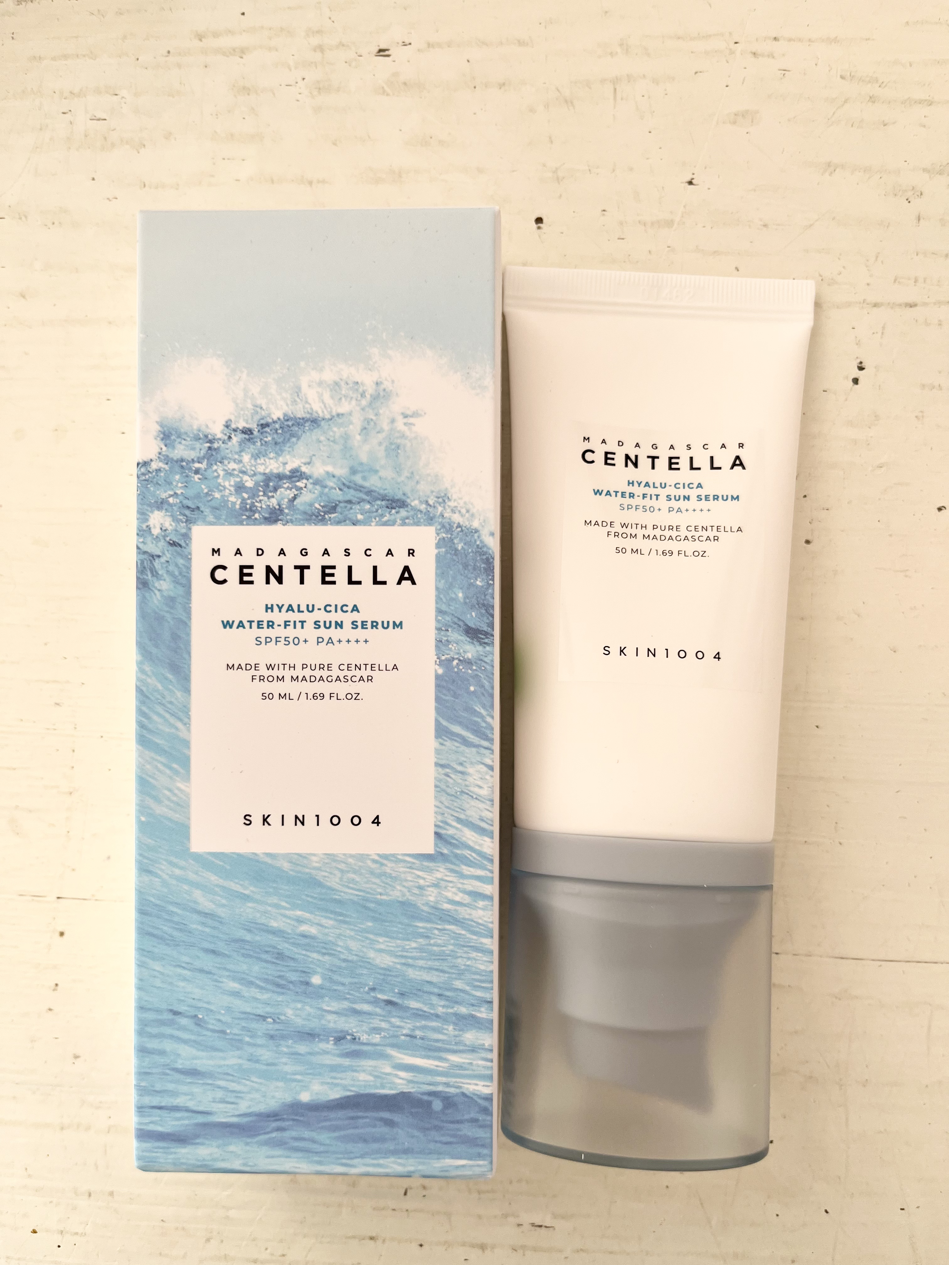 ヒアルーシカ ウォーターフィット サンセラム/SKIN1004/日焼け止めローションを使ったクチコミ（1枚目）