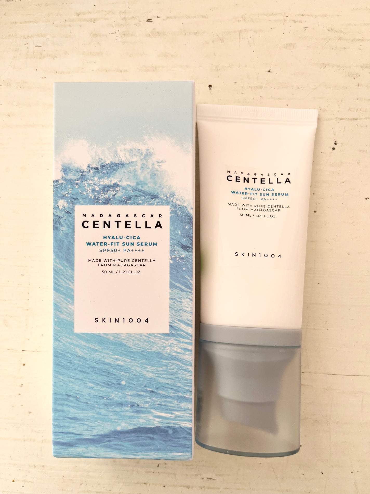 ヒアルーシカ ウォーターフィット サンセラム/SKIN1004/日焼け止めローションを使ったクチコミ(1枚目)