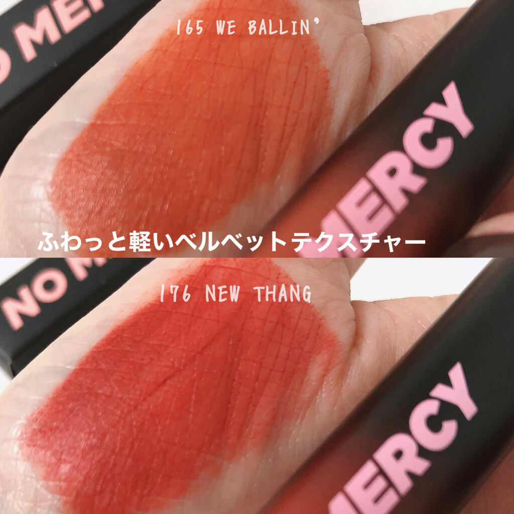 ノーマーシー カラーバイブ ベルベッド ティント/manyo/リップティントを使ったクチコミ（3枚目）