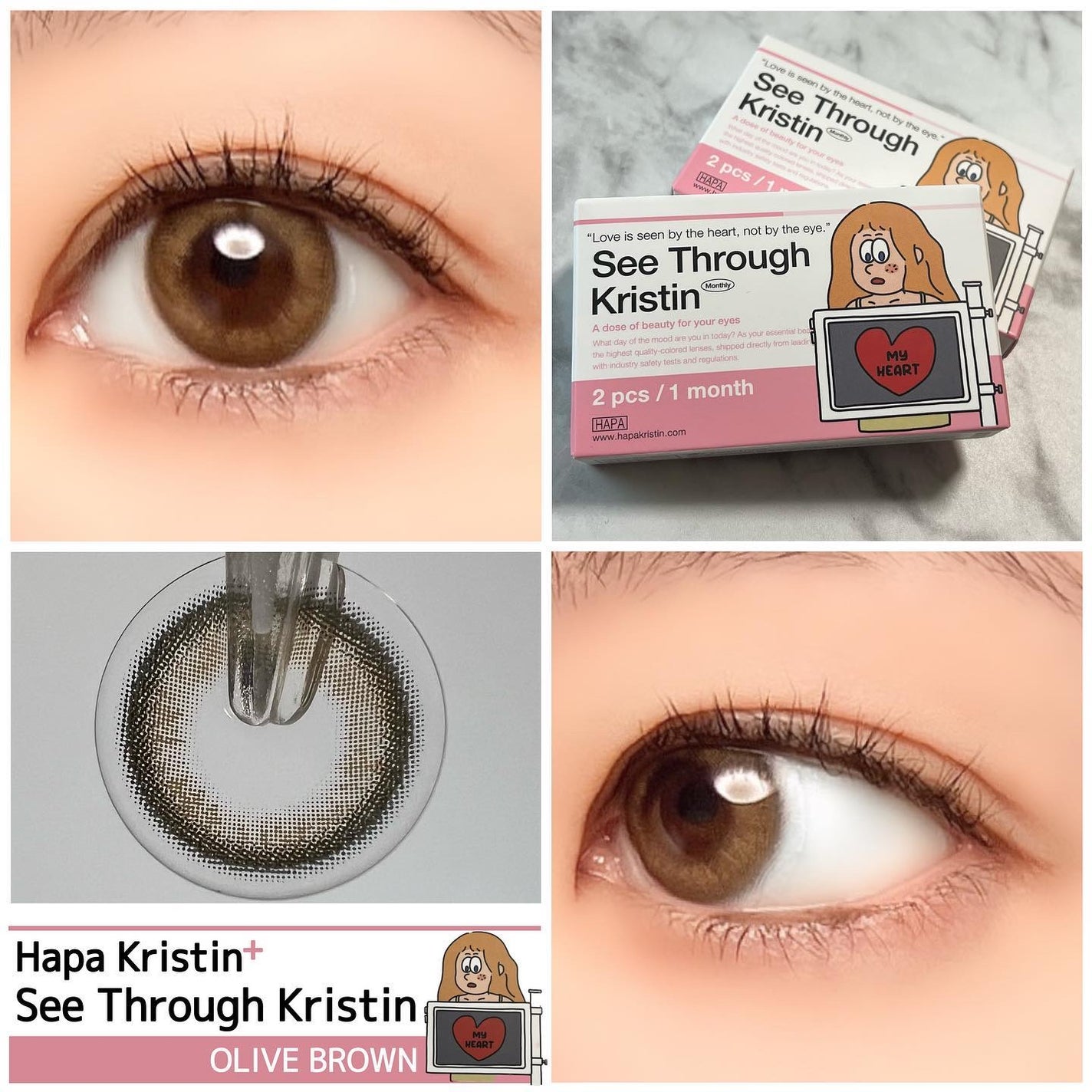 See Through Kristin/Hapa kristin/カラーコンタクトレンズを使ったクチコミ(1枚目)