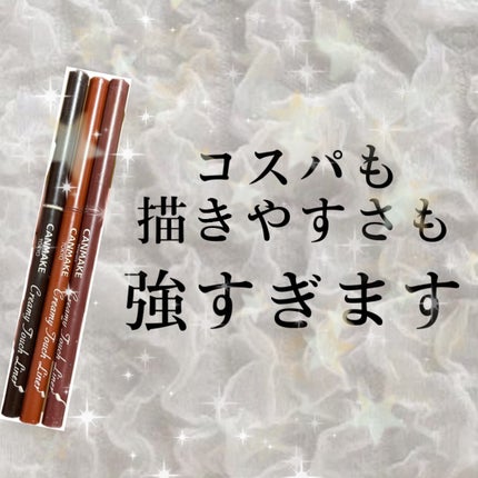 クリーミータッチライナー/キャンメイク/ジェルアイライナーを使ったクチコミ(1枚目)